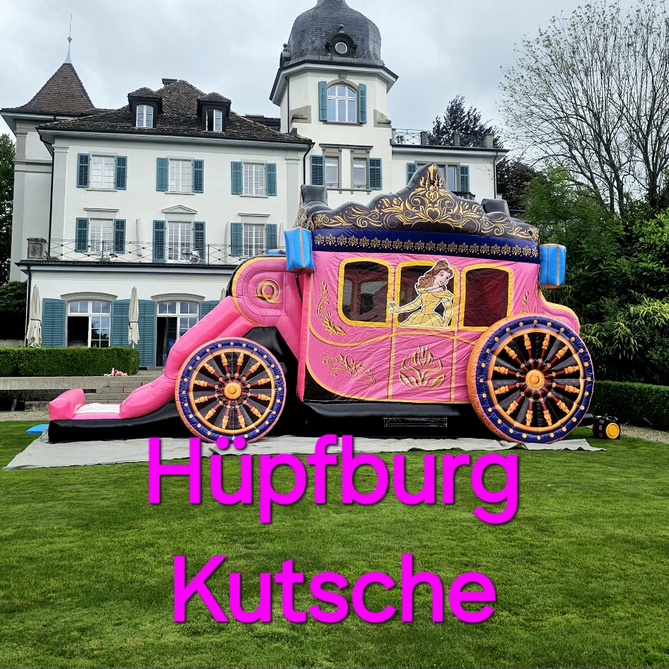 Hüpfburg Kutsche